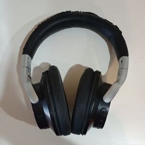 Bluetooth Over-Ear Headphones - Black and Silver